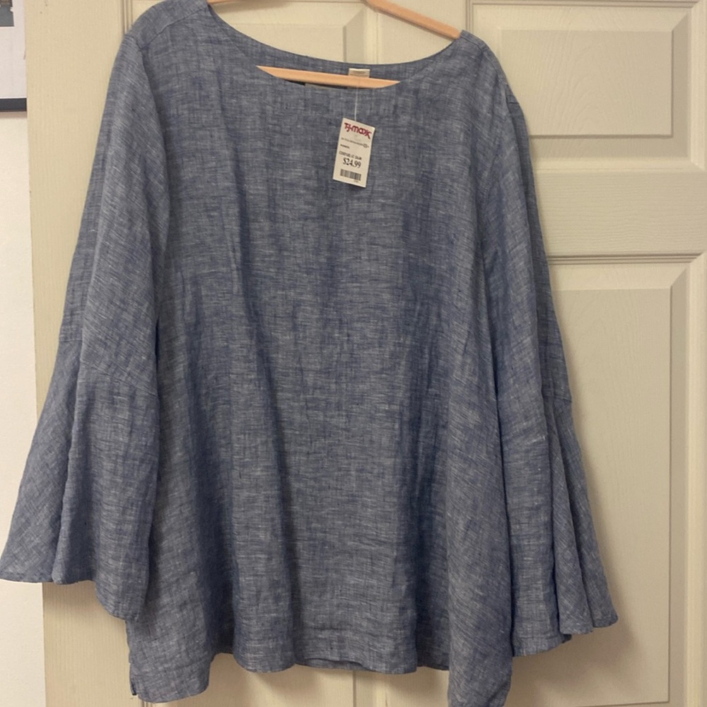 NWT- Cynthia Rowley 3x 100% Linen